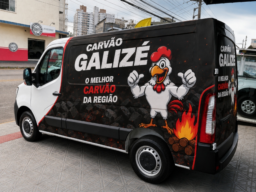 Van Renault Master Carvão Galizé - Logística Grande Volume